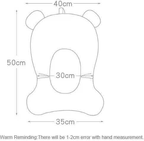 Little Mom Faltbare Babybadewanne mit Thermometer Blau