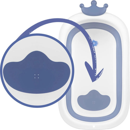 Little Mom Faltbare Babybadewanne Blau