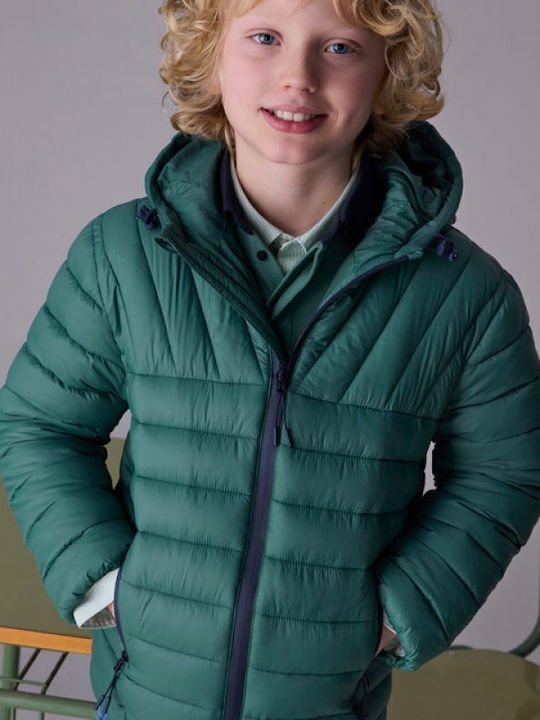 Kids' Casual Jacket with Hood Green