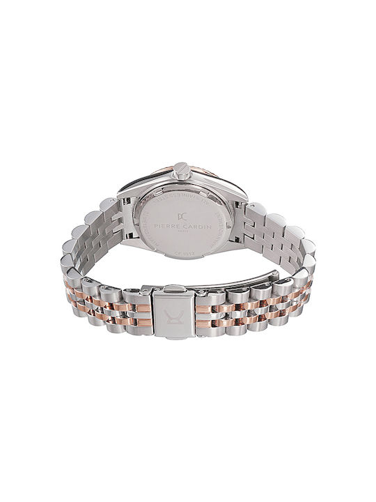 Pierre Cardin Women's Watch with Silver Metal Bracelet