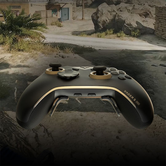 Flydigi Vader 5 Pro Cu fir & Wireless Gamepad pentru Android / PC Negru
