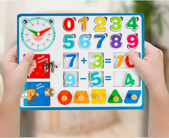MalPlay Educational Game Letters & Numbers made of Wood