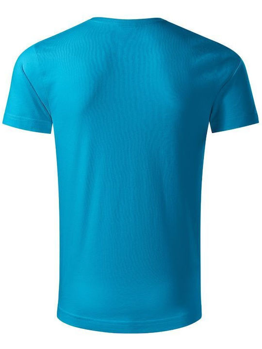 Malfini Ανδρικό Διαφημιστικό T-shirt Κοντομάνικο σε Χρώμα