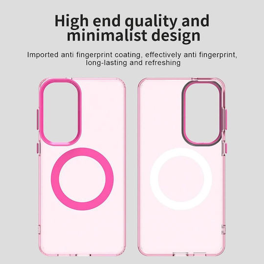 Techsuit Candycase Umschlag Rückseite Kunststoff / Silikon Rosa (Galaxy S26+)