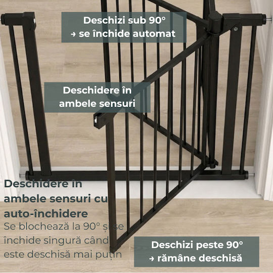 Kidizi Security Door in Black Color 1pcs