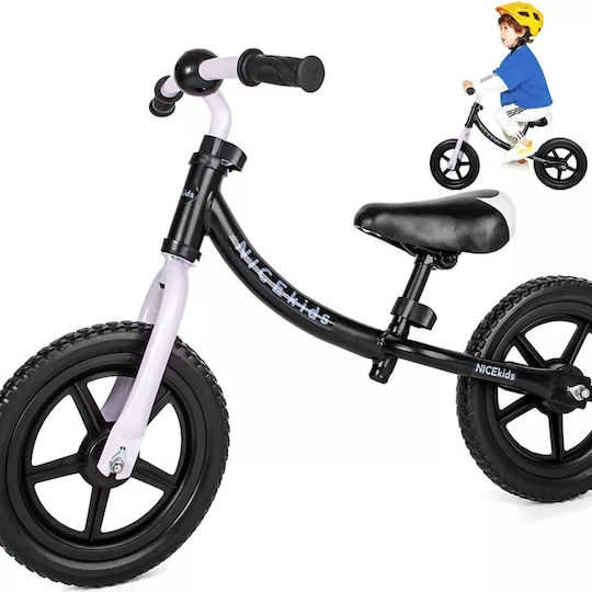 NICEkids Kids Balance Bike Black