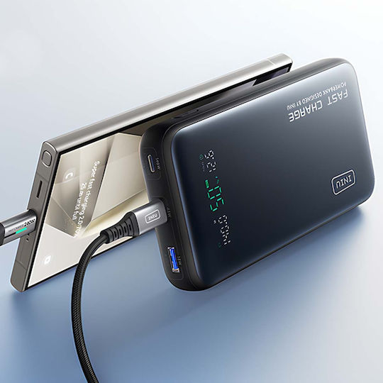 Iniu P64-P1 Power Bank 25000mAh 140W with USB-A Port and 2 USB-C Ports Black