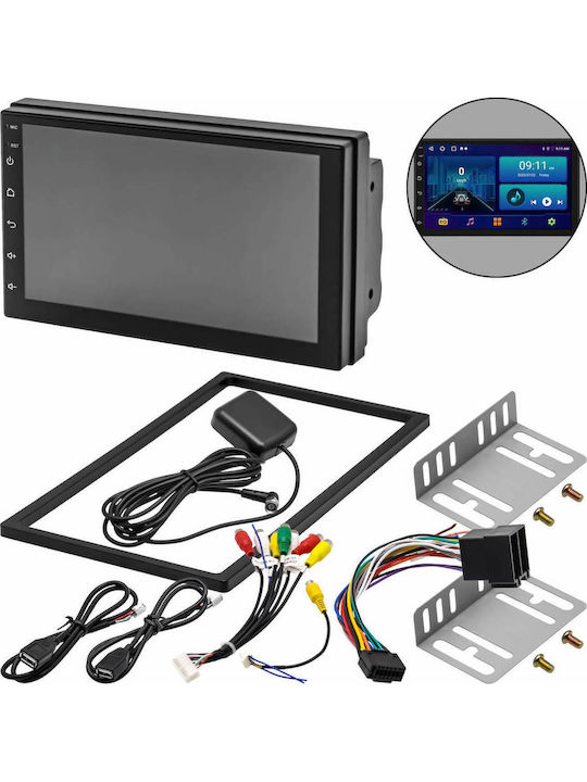 PerVoi Sistem Audio Auto 2DIN (Bluetooth/USB/WiFi/GPS/Apple-Carplay/Android-Auto)