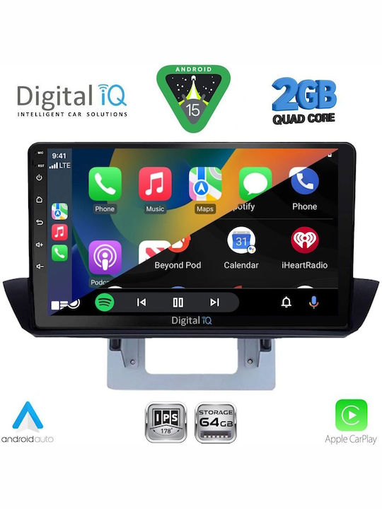 Digital IQ Car Audio System for Mazda BT-50 2012-2019 (Bluetooth/USB/WiFi/GPS/Apple-Carplay/Android-Auto) with Touch Screen 9"