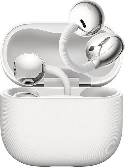 Huawei FreeClip 2 Open Ear Bluetooth Handsfree Ακουστικά με Αντοχή στον Ιδρώτα και Θήκη Φόρτισης Λευκά