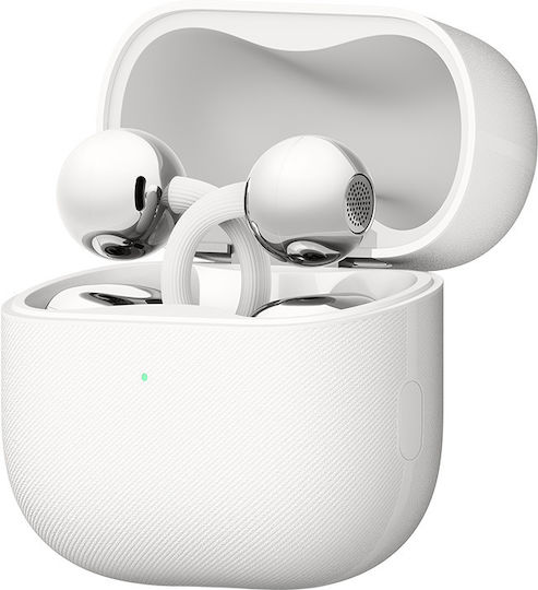 Huawei FreeClip 2 Open Ear Bluetooth Handsfree Ακουστικά με Αντοχή στον Ιδρώτα και Θήκη Φόρτισης Λευκά