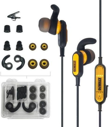DEWALT 190 9935 DWG In-ear Bluetooth Handsfree Earphones with Sweat Resistance Black