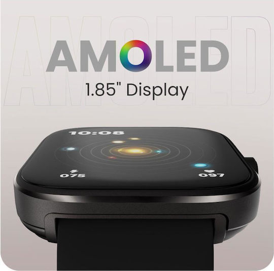 HiFuture Lume Pro Aluminium 46mm Waterproof Smartwatch with Heart Rate Monitor (Black)