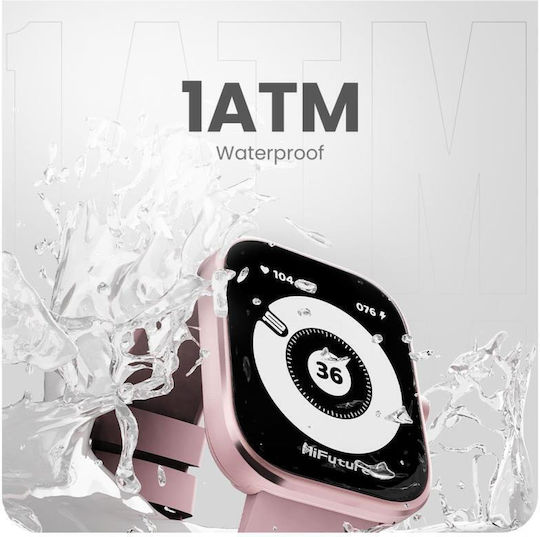 HiFuture Lume Pro Aluminium 46mm Waterproof Smartwatch with Heart Rate Monitor (Beige)
