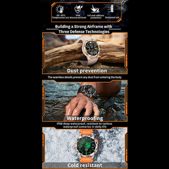 Microwear NX18 Smartwatch (Negru)