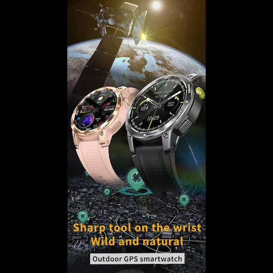 Microwear NX18 Smartwatch (Negru)