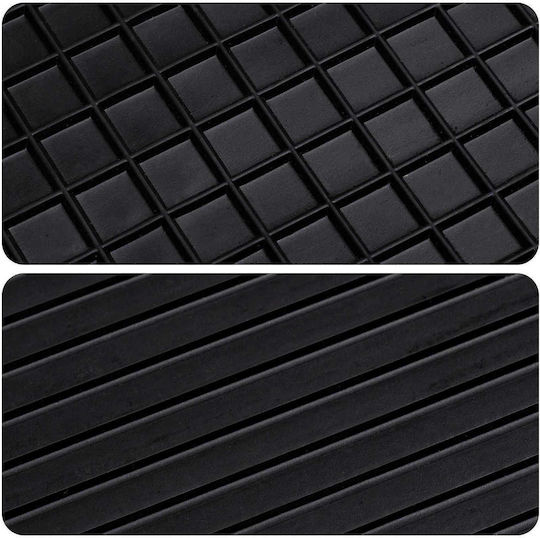 vidaXL Set of Front and Rear Mats 4pcs for Mercedes-Benz C Class 2014 Black