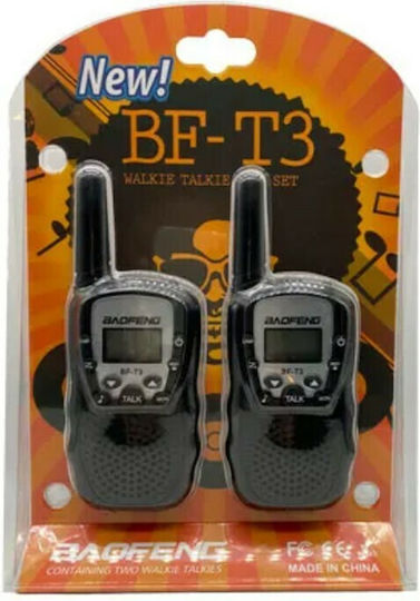Baofeng BF-T3 Walkie Talkie με Μονόχρωμη Οθόνη Σετ 2τμχ