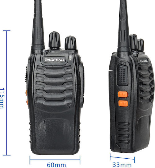Baofeng UV-82 Ασύρματος Πομποδέκτης UHF/VHF 5W με Μονόχρωμη Οθόνη