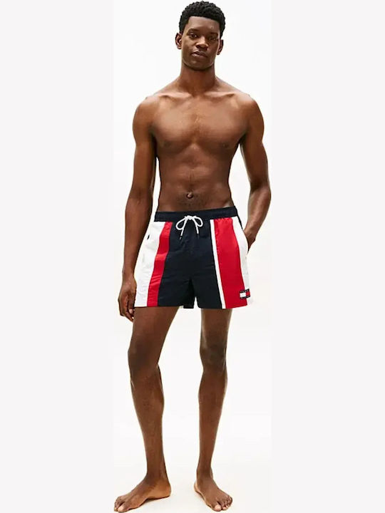 Men's Swimwear Bermuda Dark blue, White, Red