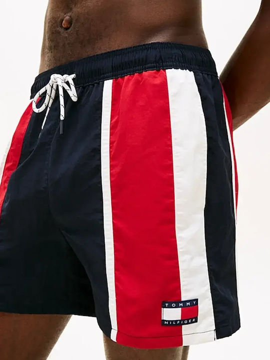 Men's Swimwear Bermuda Dark blue, White, Red