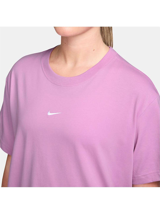 Damen Sport Oversized T-Shirt Lila