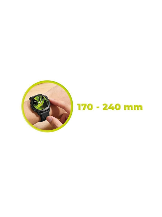 Mobile Origin Einfaches Silikon-Tragbares Band 20mm Schwarz