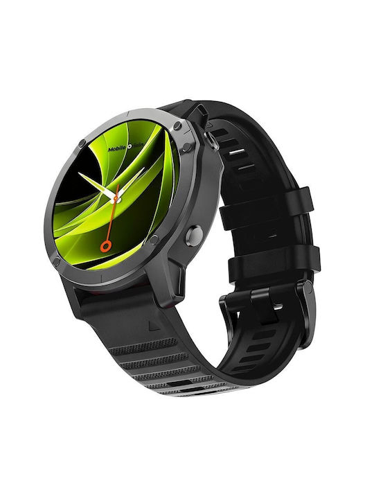 Mobile Origin Easy Strap Silicone Watch 20mm Black Mo-ess-20-blk