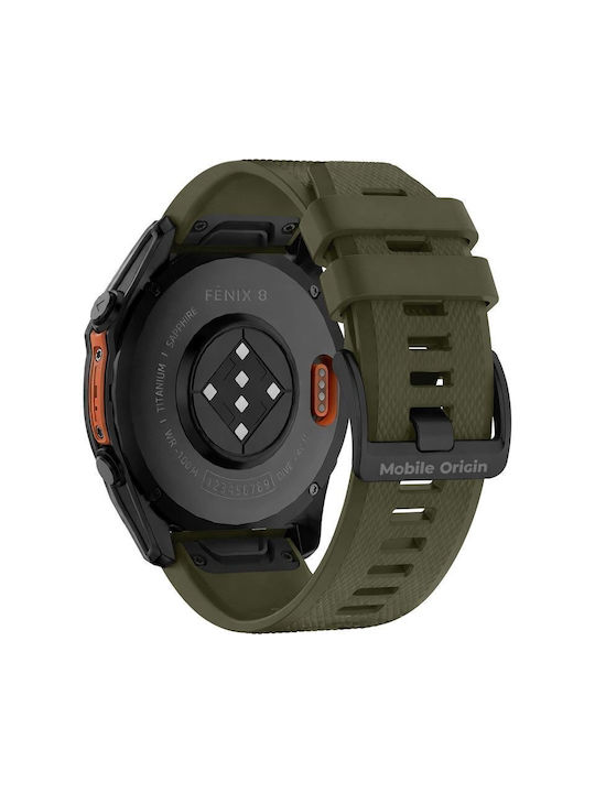 Mobile Origin Easy Strap Watch 22mm Dark Green Mo-es22-dgrn