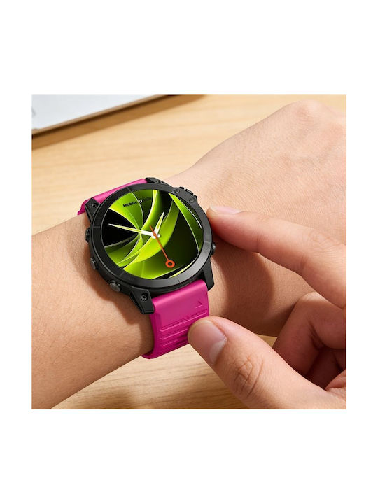 Mobile Origin Easy Strap Silicone Watch 20mm Pink Mo-ess-20-pnk