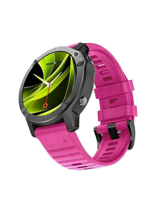 Mobile Origin Easy Strap Silicone Watch 20mm Pink Mo-ess-20-pnk