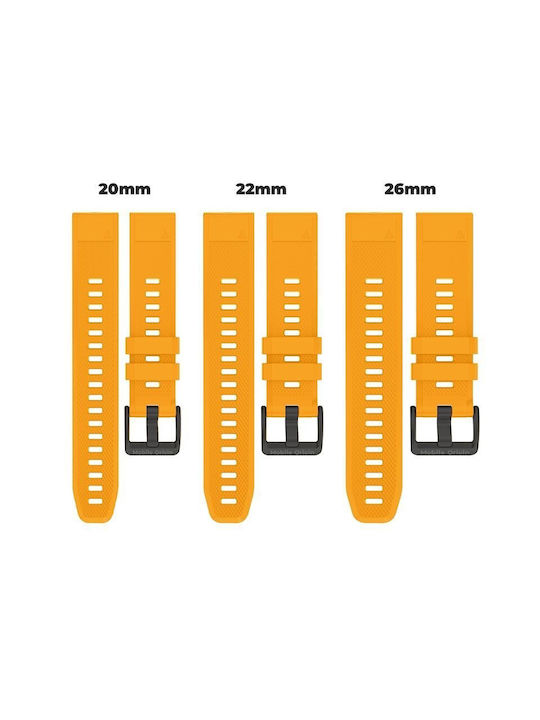 Mobile Origin Easy Strap Watch 26mm Yellow Mo-es26-ylw