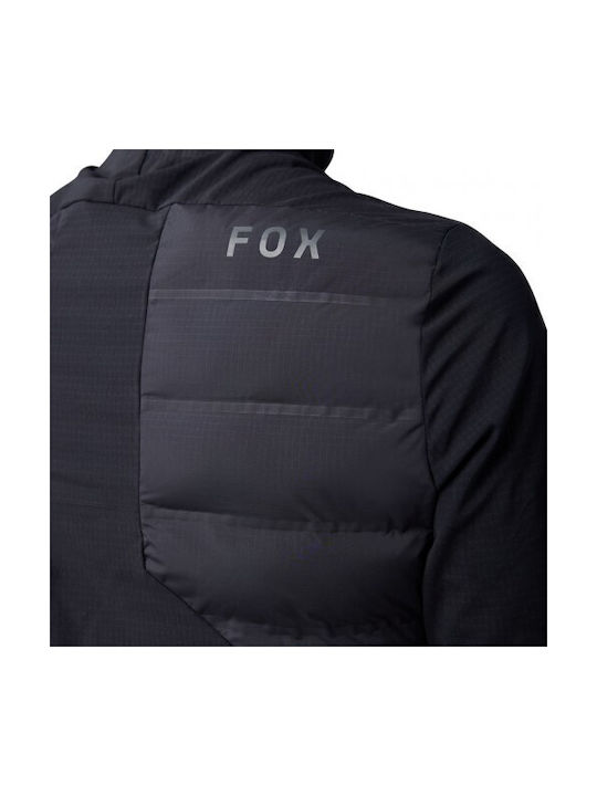 Fox Cycling Windbreaker Jacket Long sleeve Black
