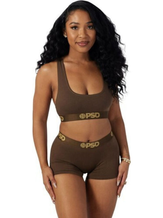 Women's Bra without Padding Cocoa
