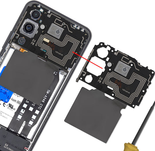 Samsung Gh97-28752a Mea Rear-inner Top sm-a546 Ww