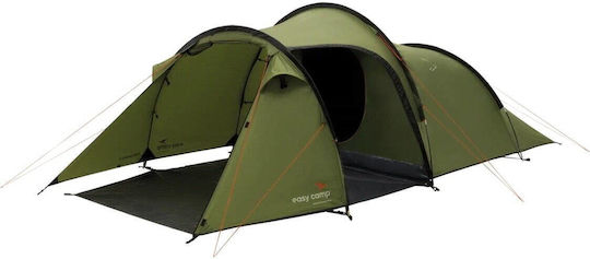Easy Camp Camping Tent Tunnel Mountaineering Green with Double Cloth 3 Seasons Waterproof 4000mm 400x190x120cm