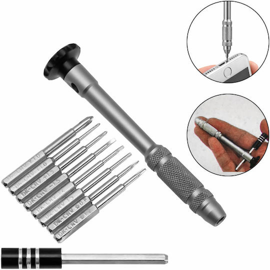 Precision Screwdriver Set 10 Pieces Mobile Phone Repair Fatick Dk-7667