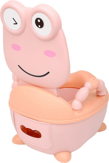 Little Mom Potties Toilet with Lid Pink