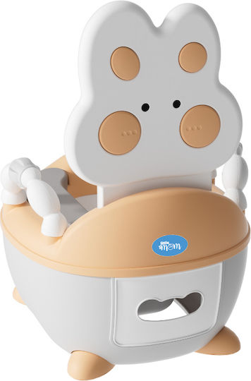 Little Mom Töpfchen Toilette mit Deckel Orange BH-6043