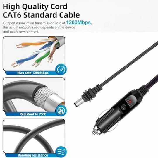 Starlink Mini 2m A069 Καλώδιο Προσαρμογέας Αναπτήρα Αυτοκινήτου