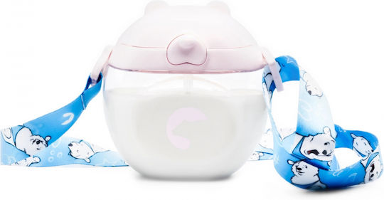 Kidnort Căniță pentru copii din Silicon Roz 300ml pentru 6m+m+