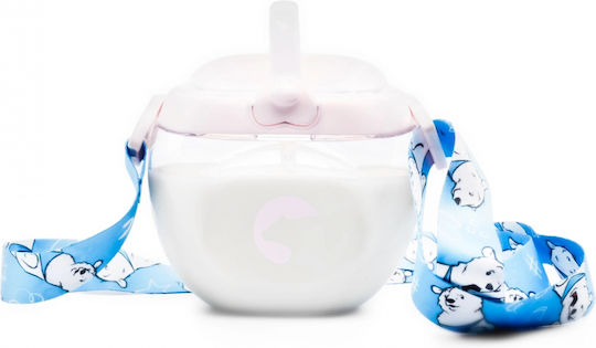 Kidnort Căniță pentru copii din Silicon Roz 300ml pentru 6m+m+