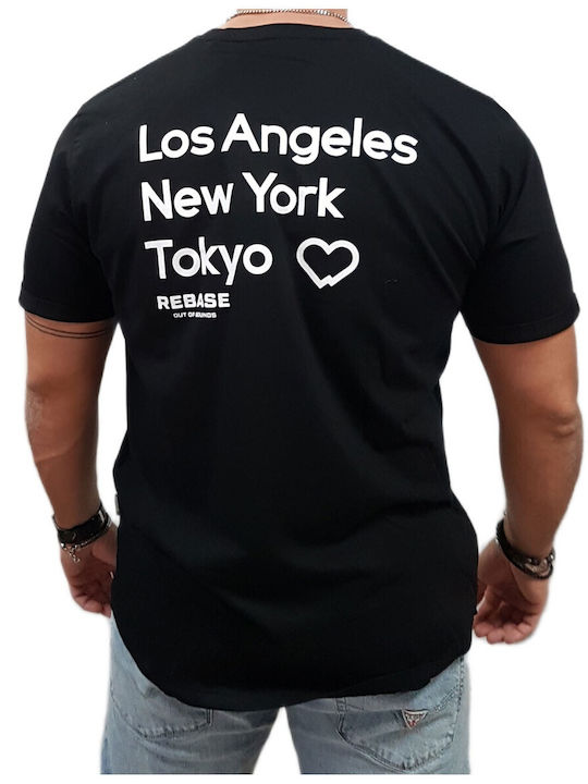 T-shirt Μαυρο