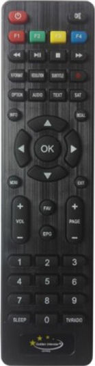 Golden Interstar TV Box Interstar X4 with WiFi USB 2.0 1GB RAM and 8GB Storage Space with Operating System Linux