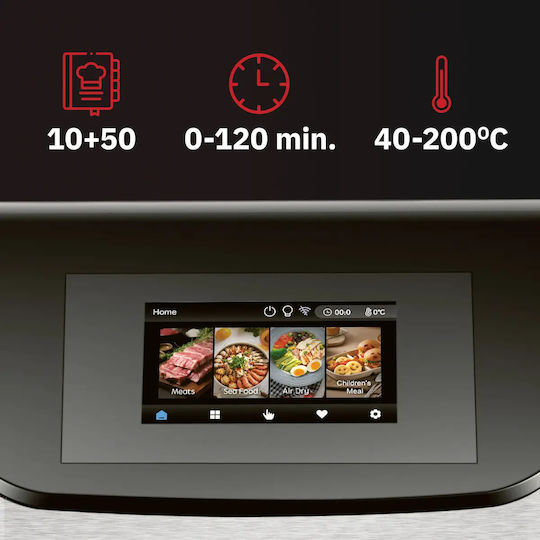 Webber Air Fryer with Wi-Fi 8lt Silver