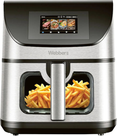 Webber Air Fryer with Wi-Fi 8lt Silver