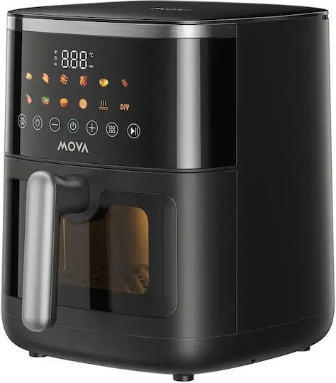 Mova Fd10 Pro Air Fryer με Wi-Fi 6lt Μαύρο