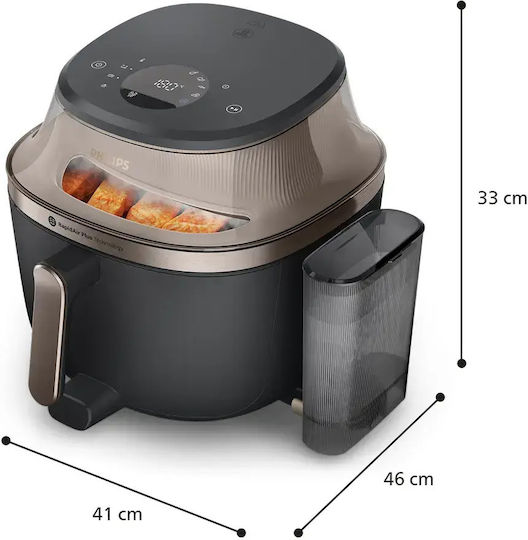 Philips Ovi Air Fryer 7.2lt Μαύρο