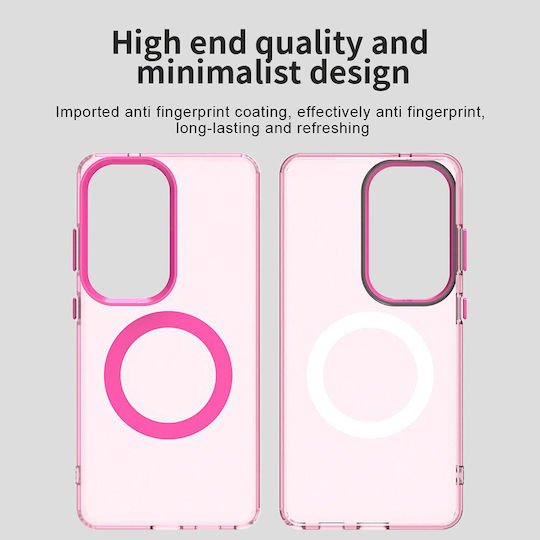 Techsuit Candycase Umschlag Rückseite Kunststoff / Silikon Rosa (Galaxy S26 Ultra)