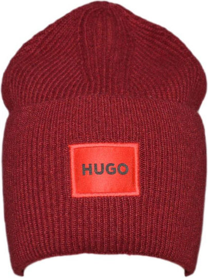 Beanie Männer Beanie Gestrickt in Rot Farbe